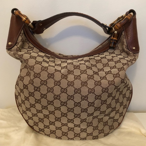 gucci bamboo ring hobo bag